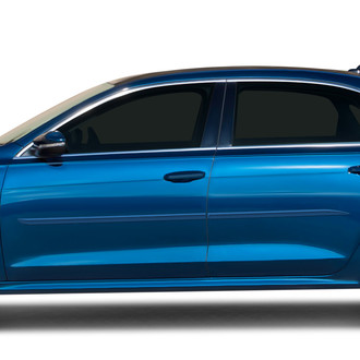 Dawn® - 1.45" Wide Body Side Moldings without Insert (Painted)