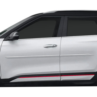 Dawn® - 1.45" Wide Body Side Moldings without Insert (Painted)