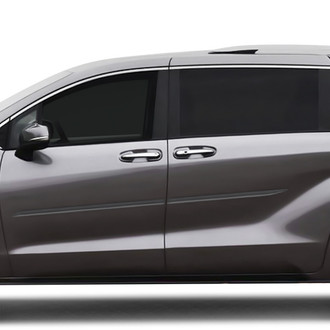 Dawn® - 1.45" Wide Body Side Moldings without Insert (Painted)