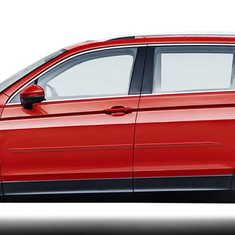 Dawn® - 1.45" Wide Body Side Moldings without Insert (Painted)