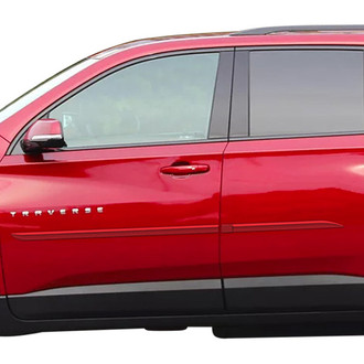Dawn® - 1.45" Wide Body Side Moldings without Insert (Painted)