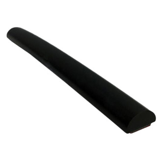 Dawn® - 7/16" Wide Matte Black Half Round Trim Molding