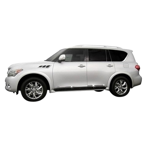 【523】Infiniti QX56/QX80 クローム　外装トリム　4個 523】Infiniti QX56/QX80 クローム 外装トリム 4個 523】Infiniti QX56