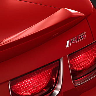Dawn Enterprises® - Red Rear Spoiler on Chevy Camaro