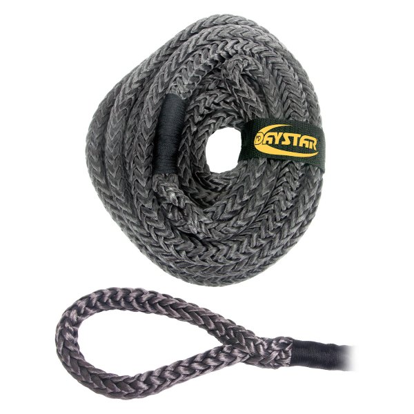 Daystar® - 1/2" x 25' Black Synthetic Recovery Rope with Loops