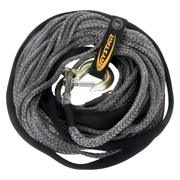 Daystar® - 1/4" x 50' Black Synthetic Winch Line with Loop