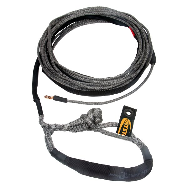 Daystar® - 3/8" x 80' Black Synthetic Winch Line with Shackle
