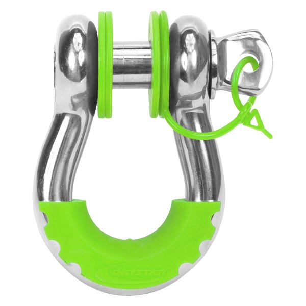 Daystar® - Fluorescent Green D-Ring Isolator with Locking Washers