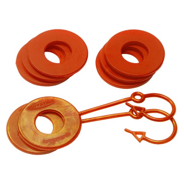 Daystar® - Fluorescent Orange D-Ring Locking Washers