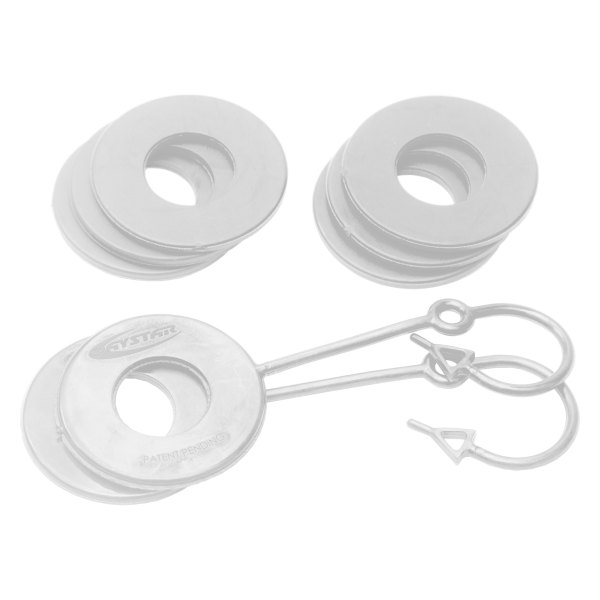 Daystar® - White D-Ring Locking Washers