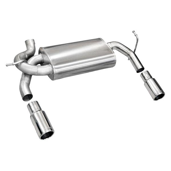 Corsa® - Sport™ Stainless Steel Axle-Back Exhaust System, Jeep Wrangler