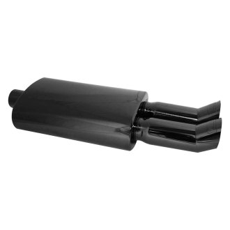 DC Sports® - Omega 304 SS Black Exhaust Muffler