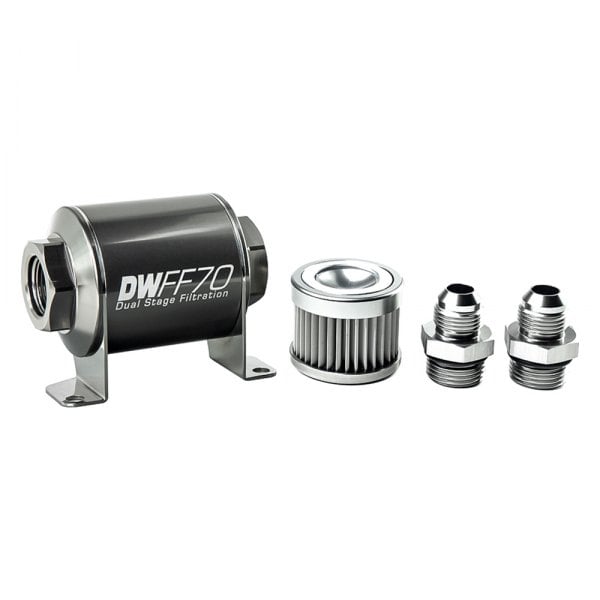 DeatschWerks Stainless Steel 10 Micron Universal Filter ( 160mm Housing) FOR Ele