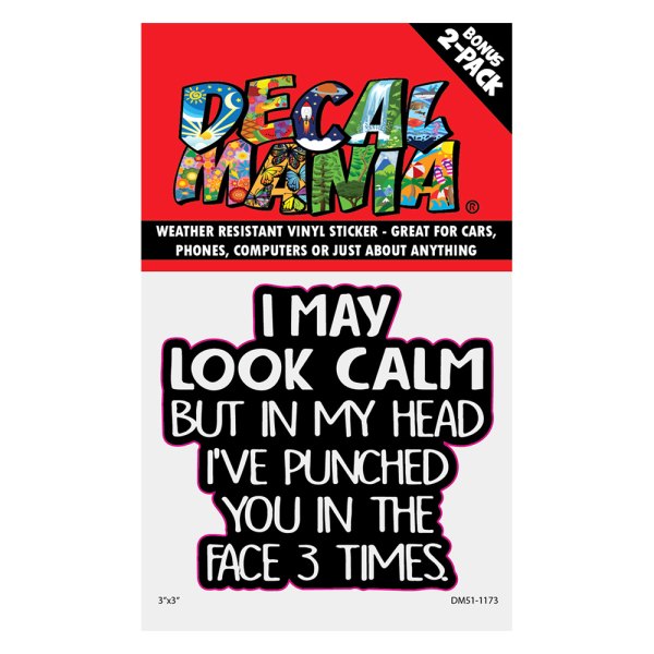 Decalcomania® - I May Look Calm Decals