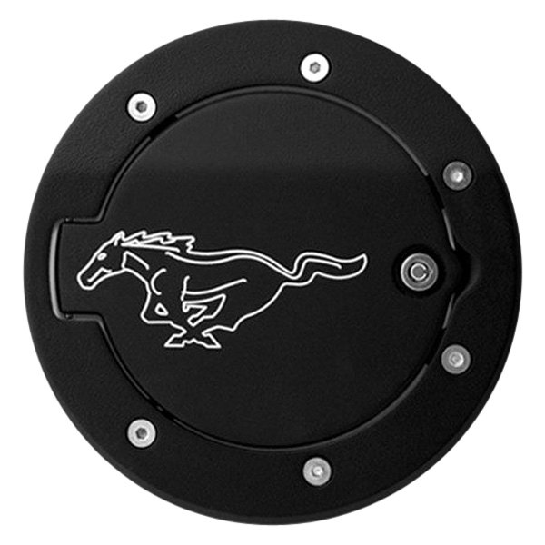 DefenderWorx® - Locking Two Tone Gas Cap with Dancing Pony Logo