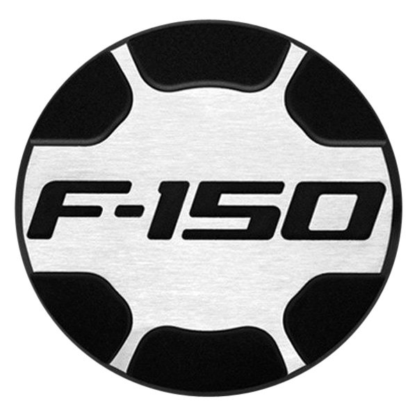 DefenderWorx® - Non-Locking Brushed Gas Cap with F-150 Logo