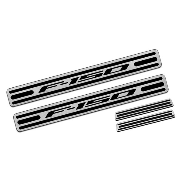 DefenderWorx® - Brushed Door Sills with F-150 Logo