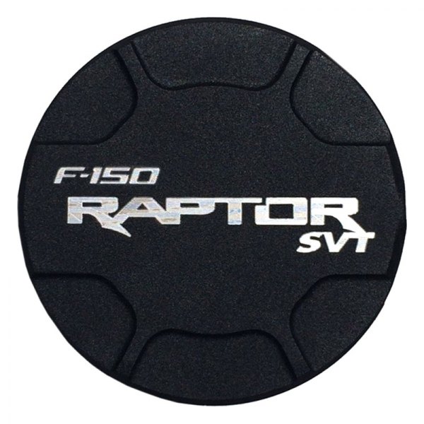 DefenderWorx® - Non-Locking Black Gas Cap with Brushed Raptor Logo