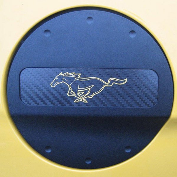 DefenderWorx® - Non-Locking Black Gas Cap with Yellow Pony Logo