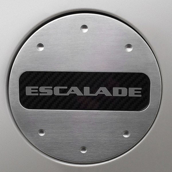 DefenderWorx® - Non-Locking Brushed Gas Cap with Carbon Fiber Insert and Silver Logo