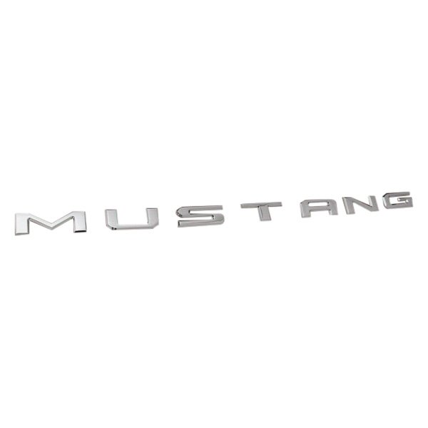 DefenderWorx® - "Mustang" Chrome Trunk Lid Lettering