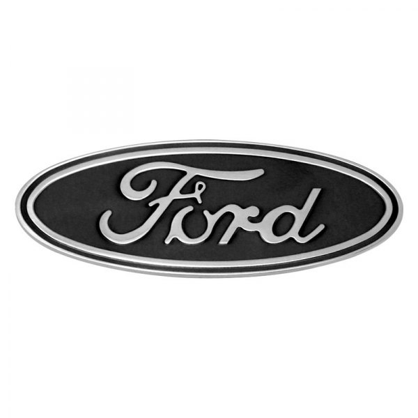 DefenderWorx® - "Ford" Oval Black Grille or Tailgate Emblem