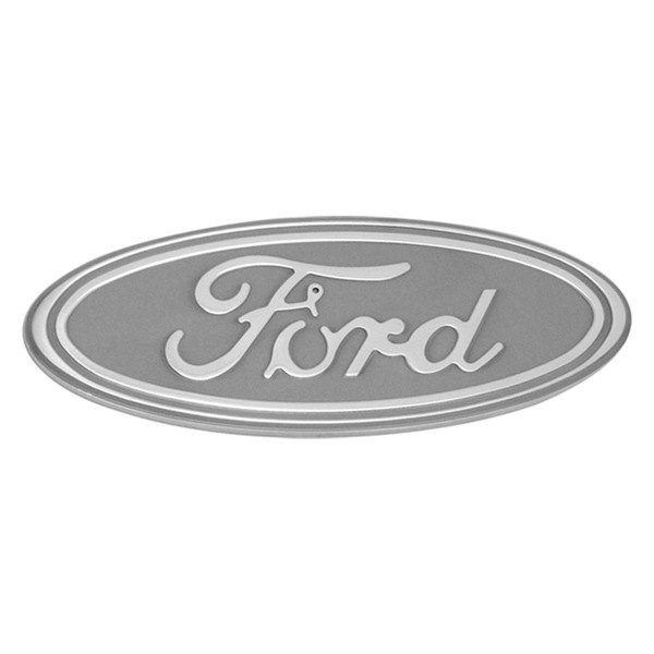 DefenderWorx® - "Ford" Oval Silver Grille/Tailgate Emblem