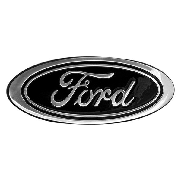 DefenderWorx® - "Ford" Oval Black Grille Emblem