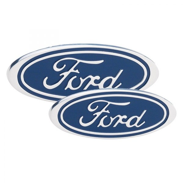 DefenderWorx® - "Ford" Oval Blue Grille/Tailgate Emblem Kit