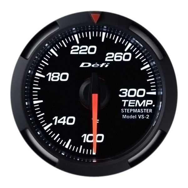 Defi® - Racer Series 52mm Temperature Gauge with White Lighting, 100-300 F
