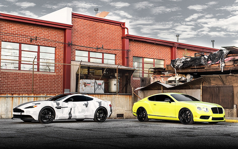 Delinte Tire On Bentley and Aston