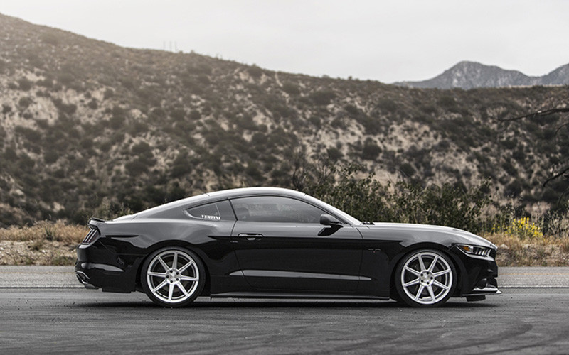 Delinte Tire On Mustang