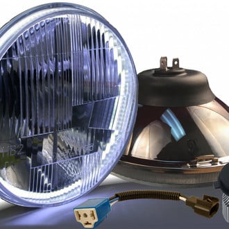 Delta Lights® - 7" Round Halo LED Headlights