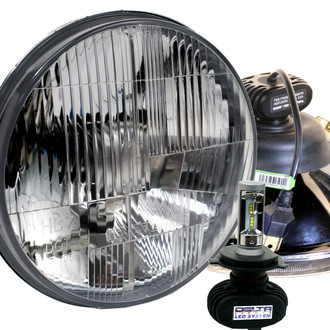 Delta Lights® - 7" Round LED Headlights with Defroster