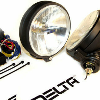Delta Lights® - Bolt 500 Series Racing 6" 2x35W Round Spot Beam LED Lights