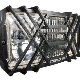 Delta Lights® - 850H Series High Power 9" 2x27W Square Driving Beam LED Lights