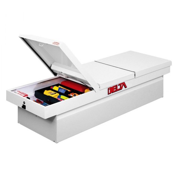 Delta® - Compact-Size Trucks Standard Dual Lid Gull Wing Crossover Tool Box
