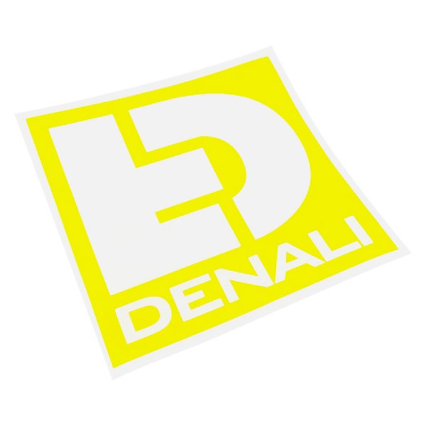 Denali Electronics® - 5" x 5" Yellow Icon Logo Transfer Decal