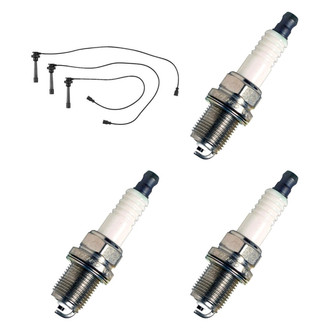 Denso® - Spark Plug Wire and Spark Plug Kit
