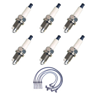 Denso® - Spark Plug Wire and Spark Plug Kit