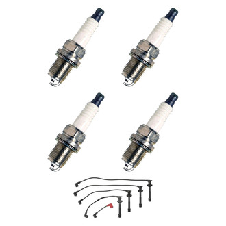 Denso® - Spark Plug Wire and Spark Plug Kit