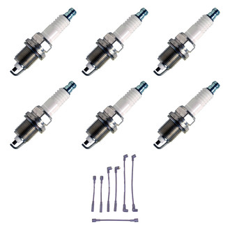 Denso® - Spark Plug Wire and Spark Plug Kit