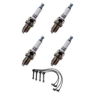 Denso® - Spark Plug Wire and Spark Plug Kit