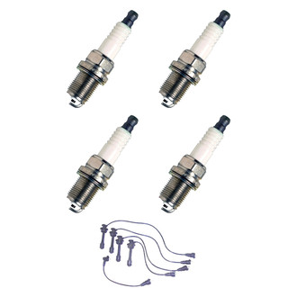 Denso® - Spark Plug Wire and Spark Plug Kit