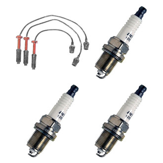 Denso® - Spark Plug Wire and Spark Plug Kit