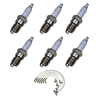Denso® - Spark Plug Wire and Spark Plug Kit