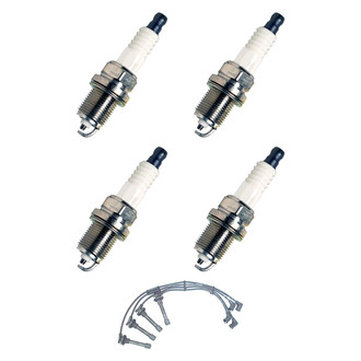 Denso® - Spark Plug Wire and Spark Plug Kit