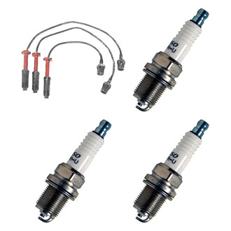 Denso® - Spark Plug Wire and Spark Plug Kit