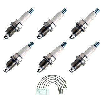 Denso® - Spark Plug Wire and Spark Plug Kit
