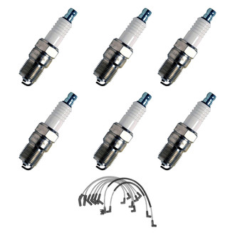 Denso® - Spark Plug Wire and Spark Plug Kit